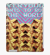 Everybody wants to rule the world iPad Case/Skin