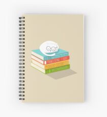 The Cat Loves Books Spiral Notebook