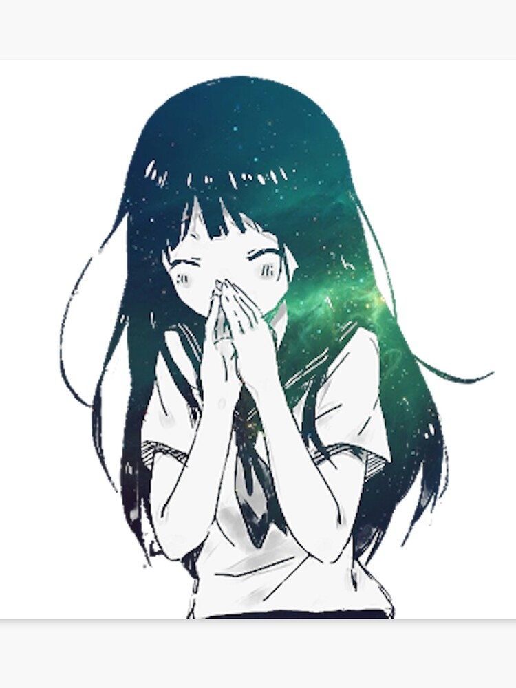 Galaxy Anime Girl Canvas Print Galaxy Anime Girl Canvas Print