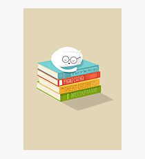 Lámina fotográfica El gato ama libros