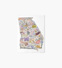 Lámina de exposición Mapa de la música de Georgia
