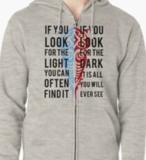 Light in the Dark Zipped Hoodie