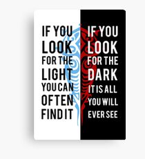 Light in the Dark Canvas Print
