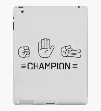Rock Paper Scissors Champion iPad Case/Skin