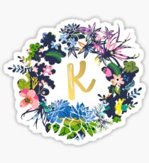 K flowers Sticker