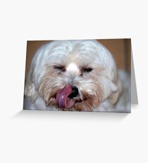 I Love My Food Greeting Card
