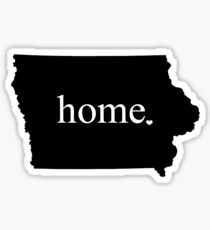 Iowa Home - small Sticker
