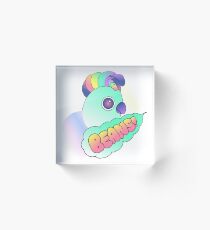 Magical Beans Bird Acrylic Block
