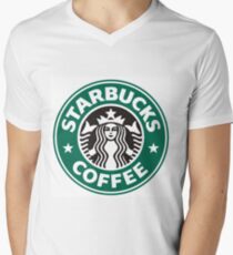 Starbucks coffee logo Men's V-Neck T-Shirt