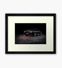 Black R32 Nissan Skyline GTR - Lightpainted Framed Print