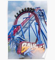 Banshee Roller Coaster Poster