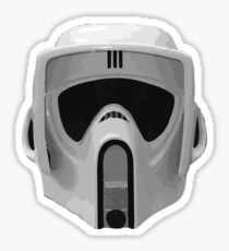 SCOUT TROOPER HELMET Sticker