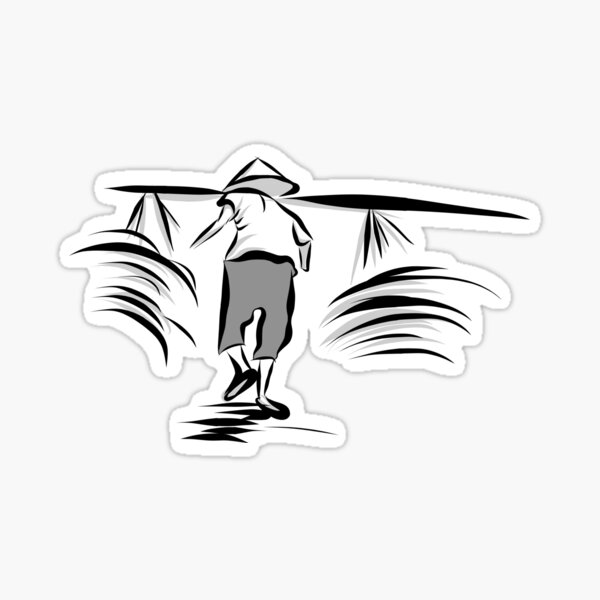 Vietnam Harvesting Time Sticker