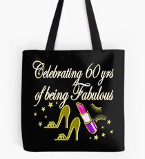 GORGEOUS GOLD 60TH BIRTHDAY FASHION QUEEN DESIGN Tote Bag