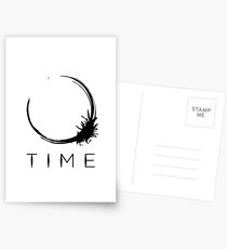 Arrival - Time black Postcards