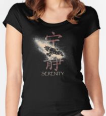 Firefly Serenity Silhouette Women's Fitted Scoop T-Shirt