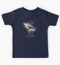 Leuchtkäfer Serenity Silhouette Kinder T-Shirt