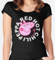 Red Hot Chili Peppa Women's Fitted Scoop T-Shirt