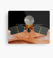 Künstlerisches Konzept des Mars Reconnaissance Orbiter. Metallbild