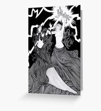Anger and Fury Greeting Card