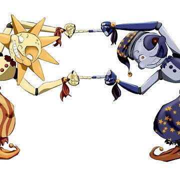 FNAF:SB Sun and Moon Animatronic Stickers -  Sweden