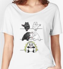 Panda Fusion Women's Relaxed Fit T-Shirt