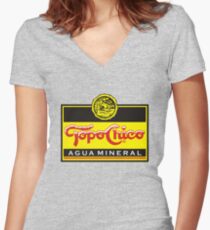 Topo Chico - Sparkling Mineral Water Women's Fitted V-Neck T-Shirt
