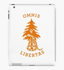 Vinilo o funda para iPad Camisa naranja vertical Omnis Libertas