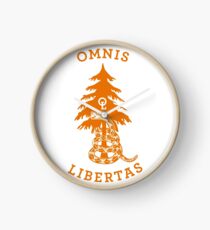 Reloj Camisa naranja vertical Omnis Libertas