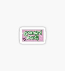 Green Eyed Sticker