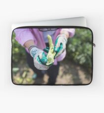 Fresh beans straight from the vegetable garden Laptop Sleeve