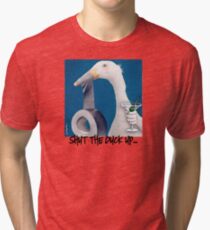 Will Bullas / tee / shut the duck up... / humor / animals Tri-blend T-Shirt