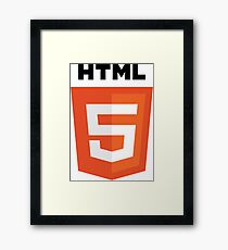 HTML5 Framed Print