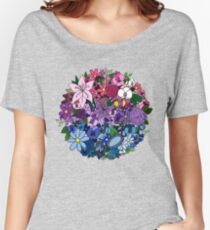 Bi Pride Flowers Women's Relaxed Fit T-Shirt