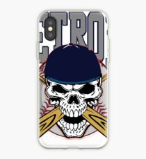 Detroit Baseball Skull iPhone Case