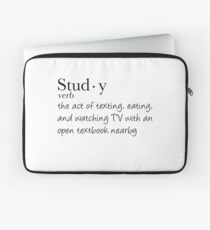 Definition of Study Laptop Sleeve