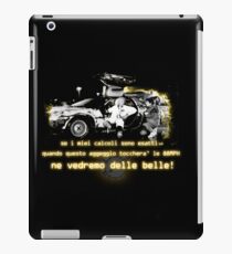 Back to the future ...with quote in italian iPad Case/Skin