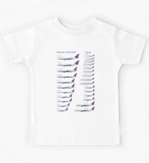 Delta Airlines-Flotte Kinder T-Shirt