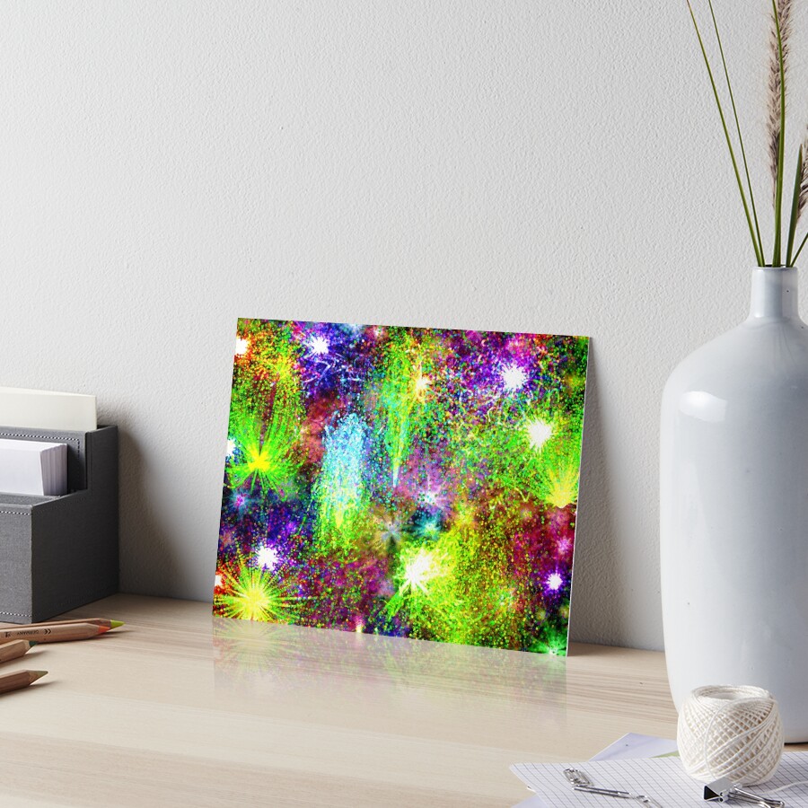 Color explosion Art Board Print