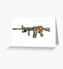 AR-15 Expression Greeting Card