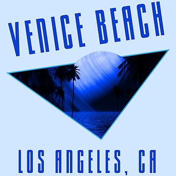 Venice Beach Tee - Electric Blue