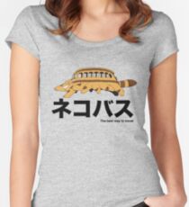 Catbus travel New Women's Fitted Scoop T-Shirt