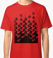 Fish and Birds Art Deco Tessellation Classic T-Shirt