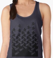Fish and Birds Art Deco Tessellation Women's Tank Top