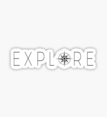 Explore Compass Sticker
