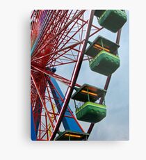Cedar Point - Giant Wheel Cabins Metal Print