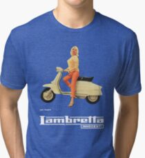 Vintage Lambretta Ad Tri-blend T-Shirt