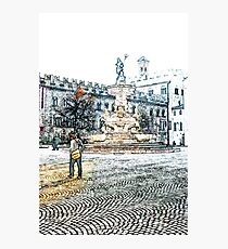 Fountain Photographic Print