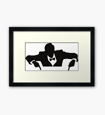 Cool guy in a tuxedo Framed Print