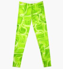 Green waves Leggings